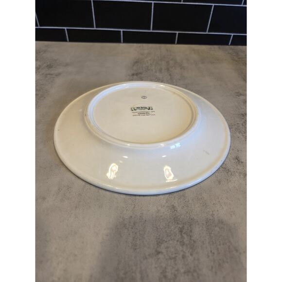 Santa Fe Railroad Mimbreno Dining Car Red Antelope Salad Plate Old Ivory Syracus - Picture 9 of 9